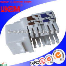 Rede de alta qualidade 8p8c UTP Cat 5e rj45 keystone jack